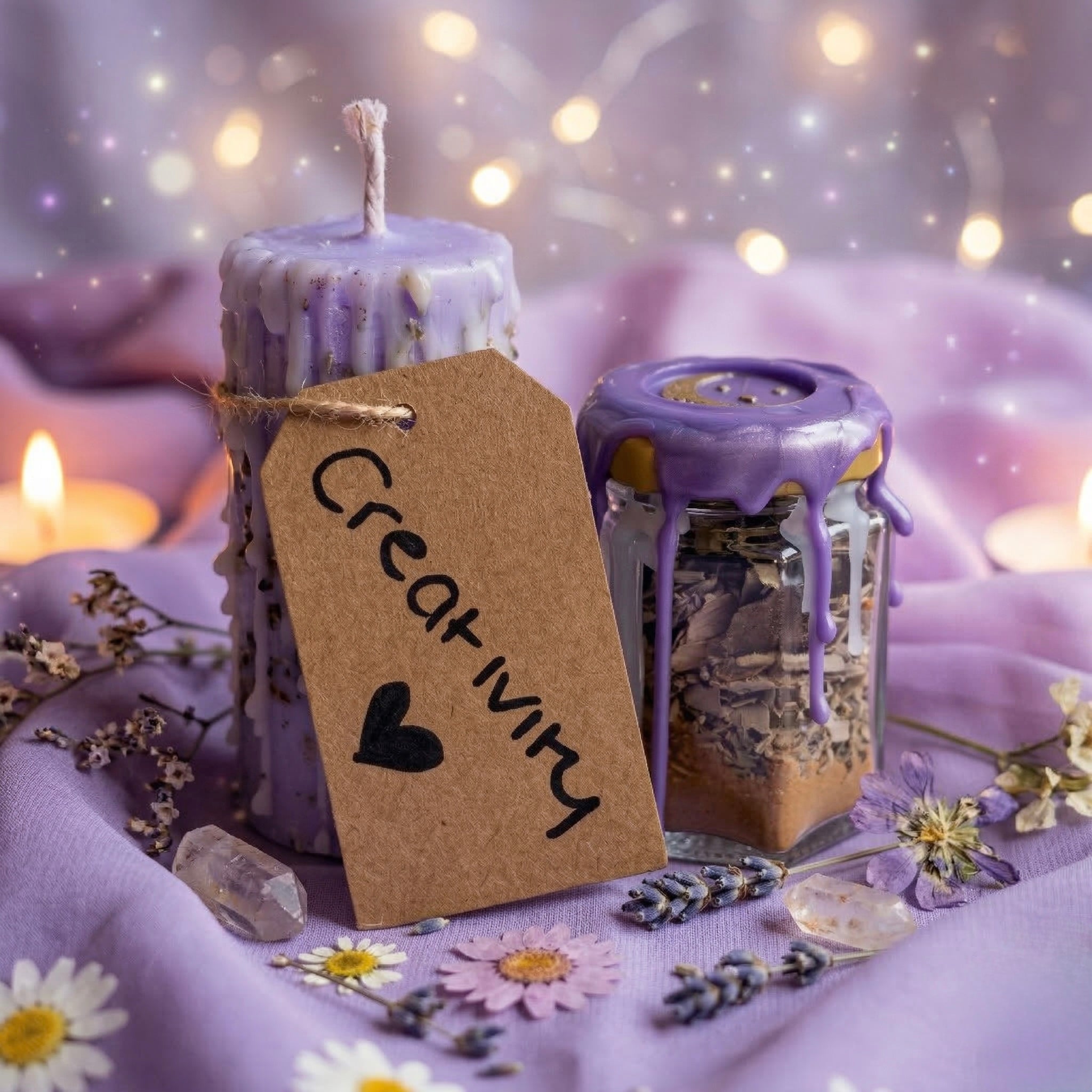 Spell Candle + Spell Jar