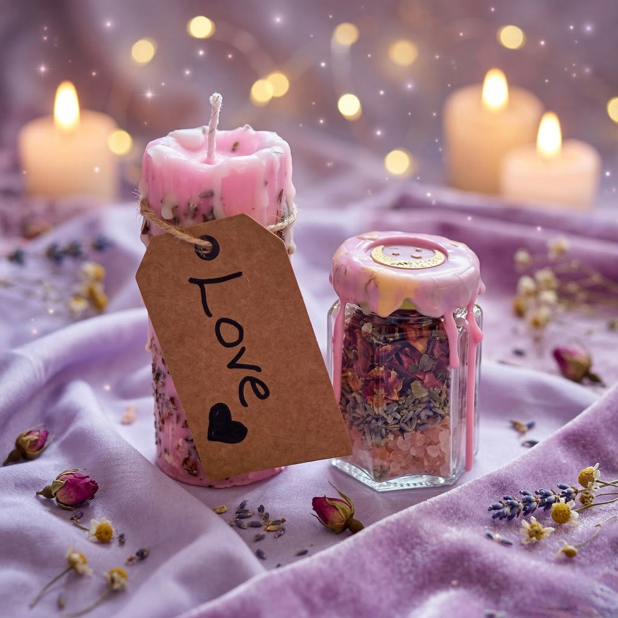 Spell Candle + Spell Jar