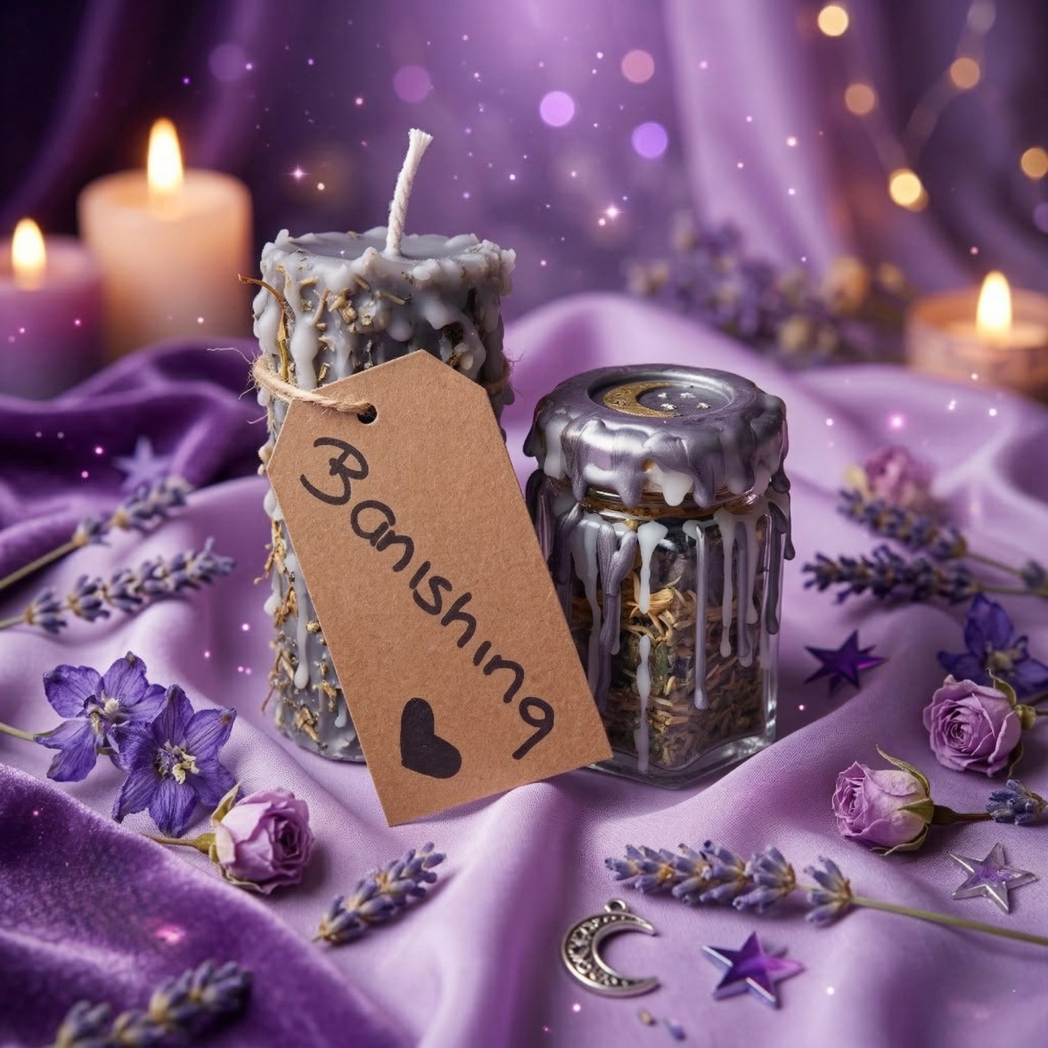 Spell Candle + Spell Jar