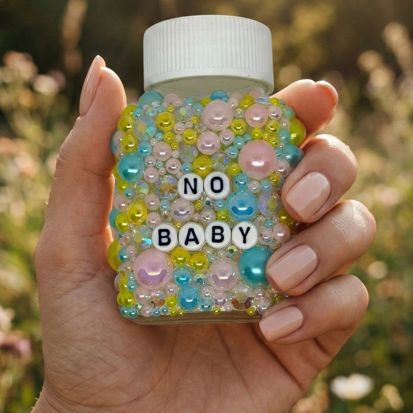 Funny ill decorative pill bottles with sarcastic humour. Empty prescription-style containers in custom colours. A perfect mental health or chronic illness gift.