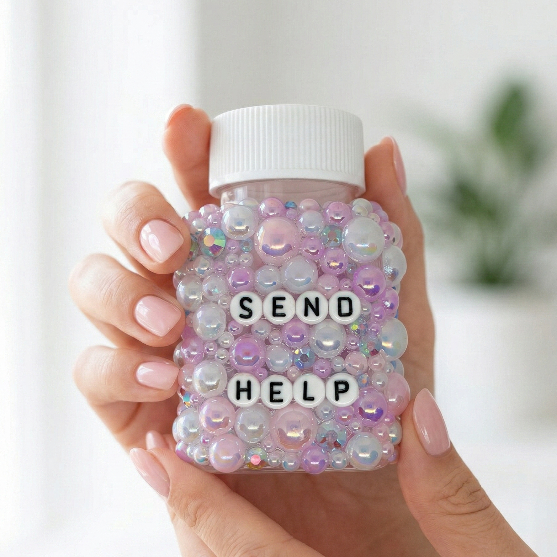 Decorative empty prescription bottle gift idea