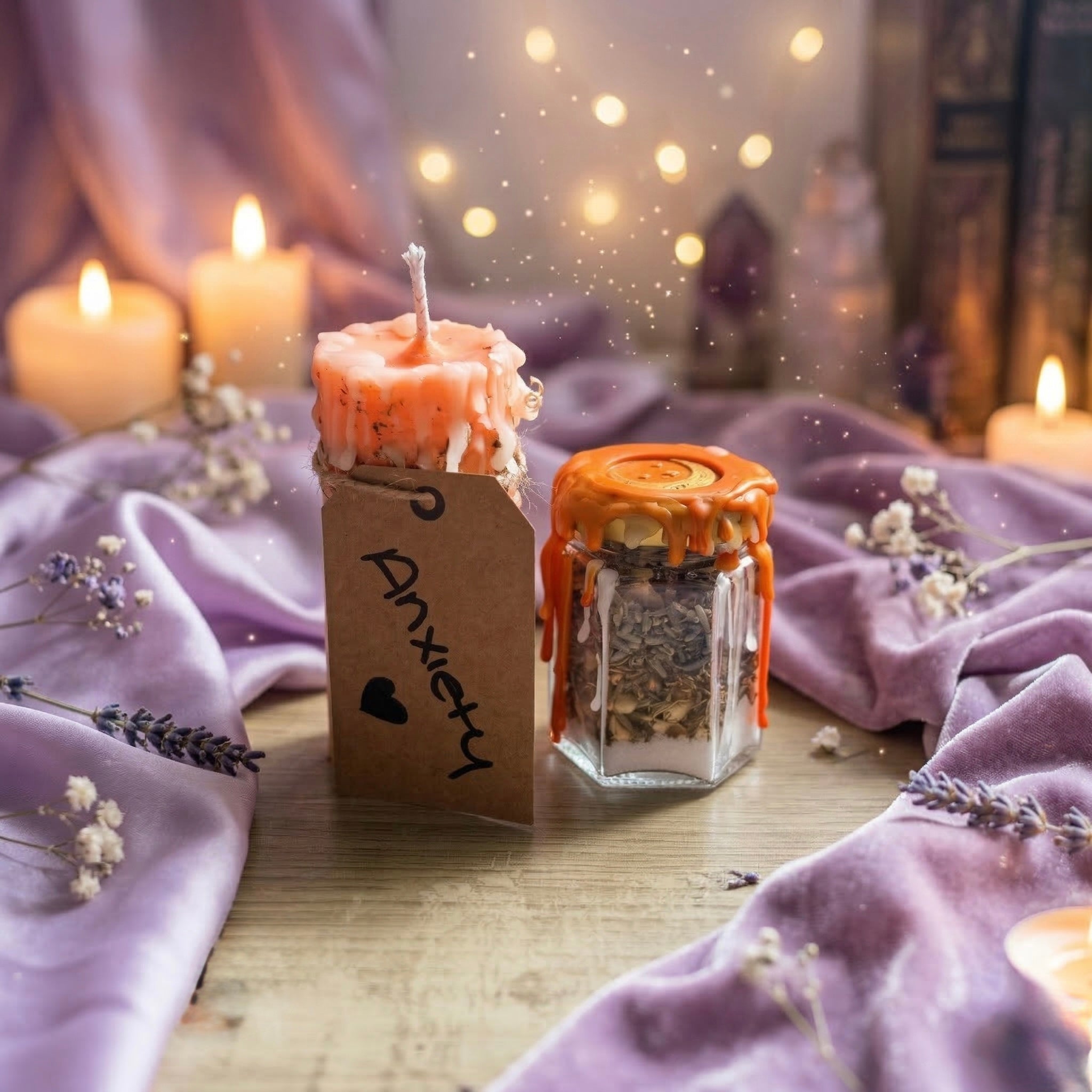 Spell Candle + Spell Jar