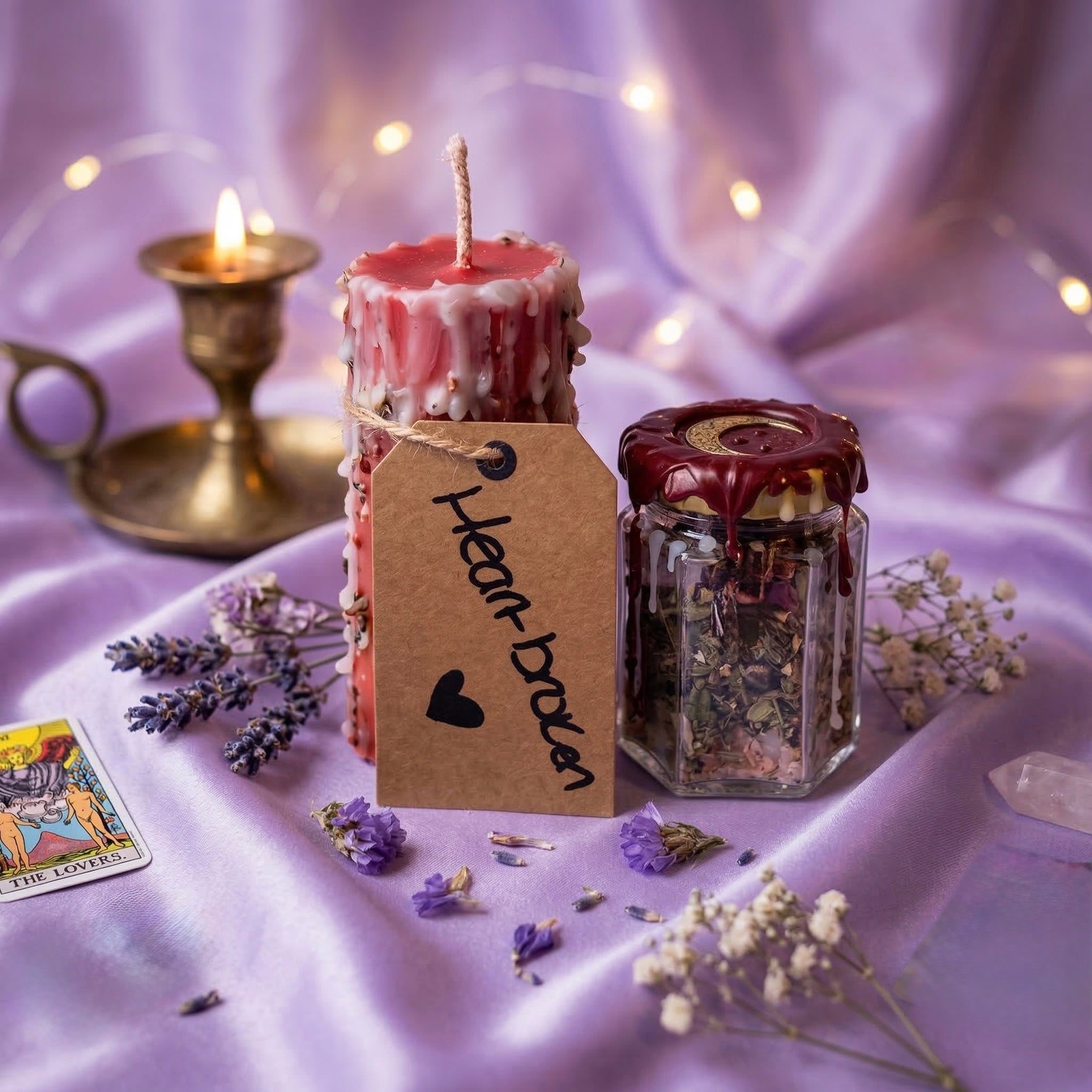 Spell Candle + Spell Jar