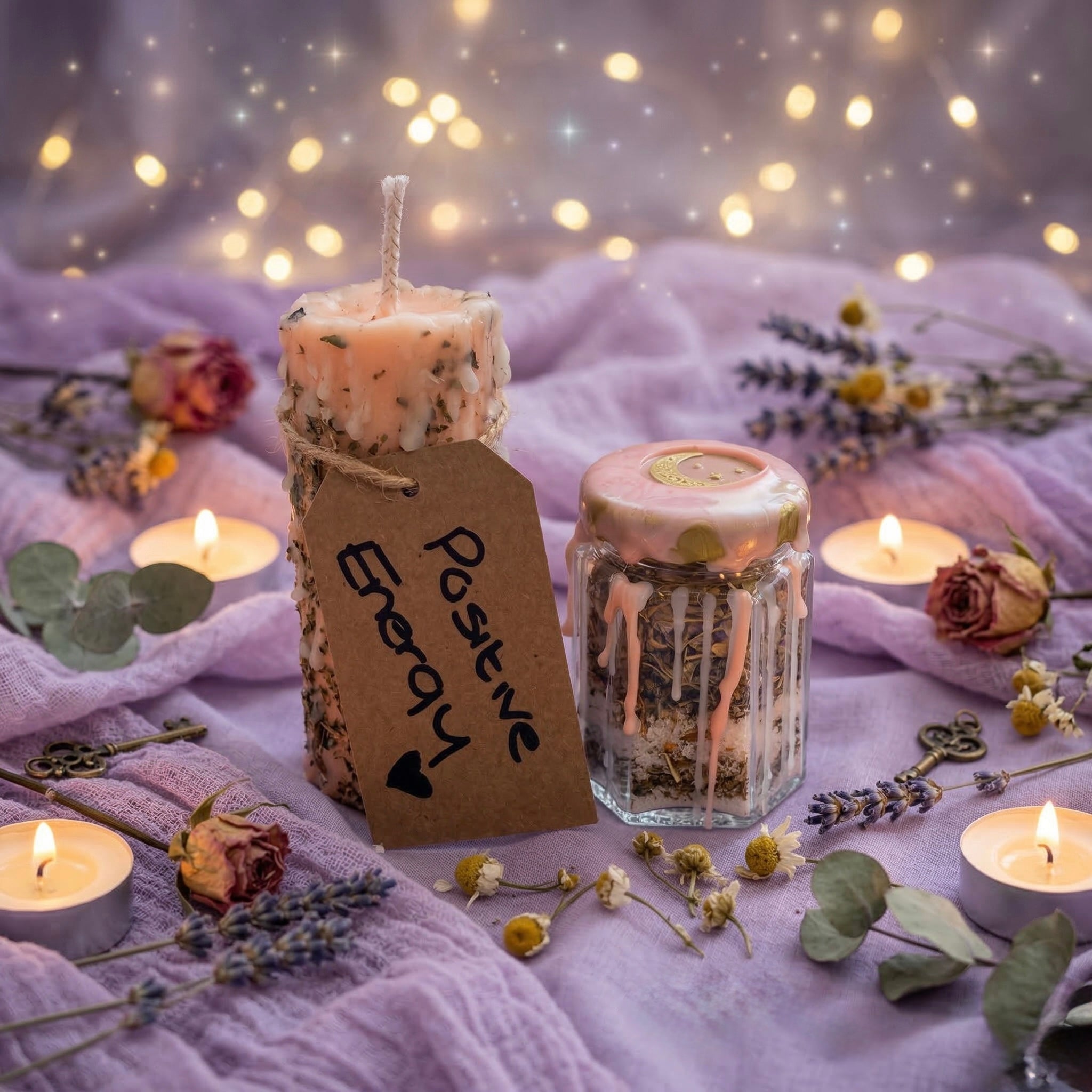 Spell Candle + Spell Jar