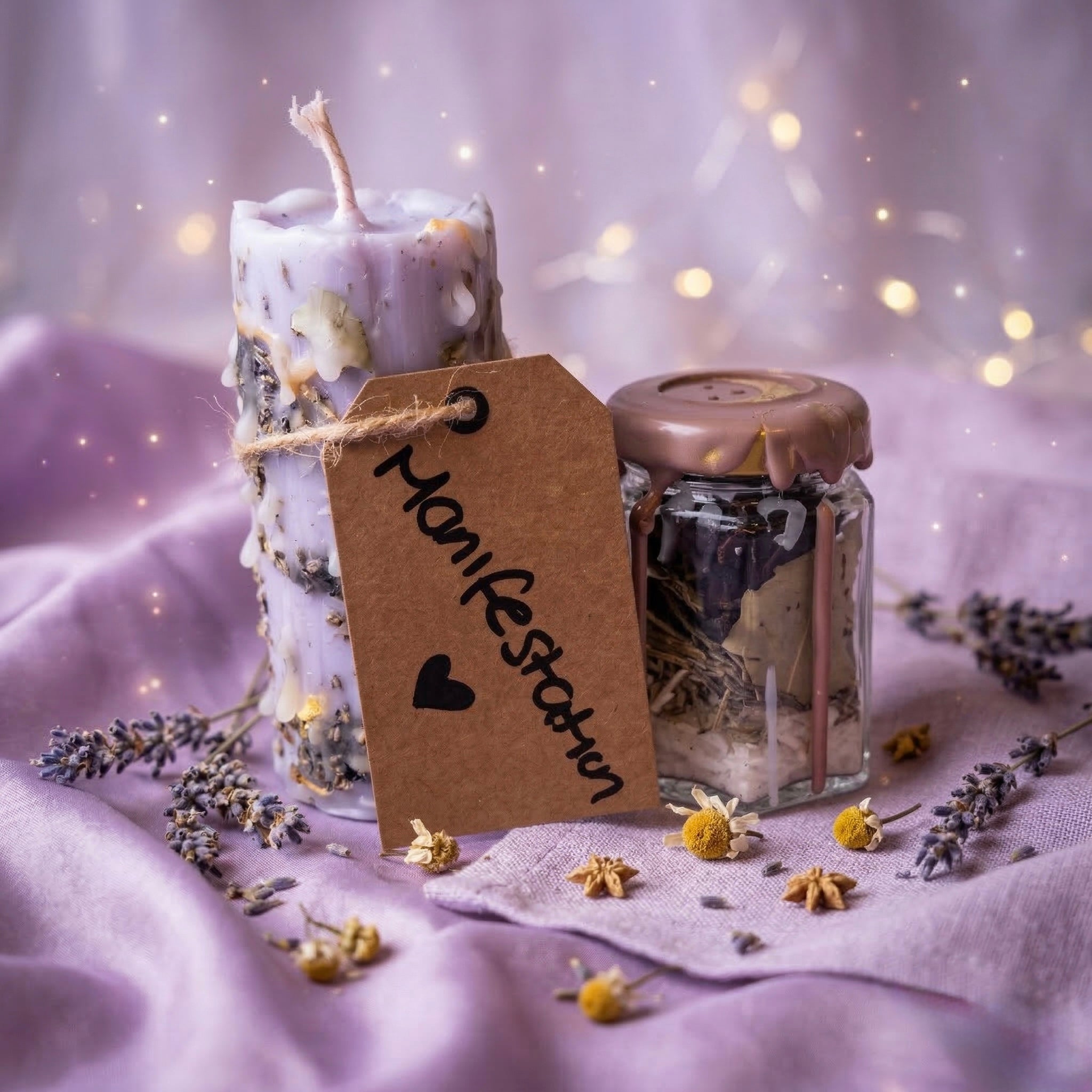 Spell Candle + Spell Jar